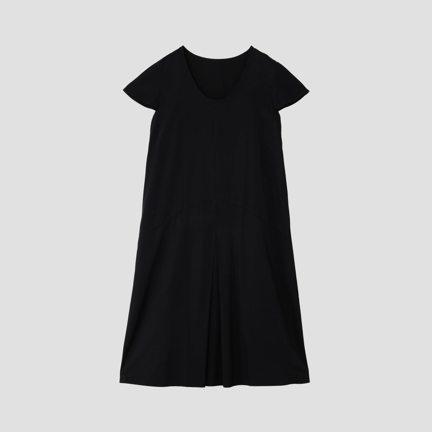 GLAZED COTTON CUPRA DRESS