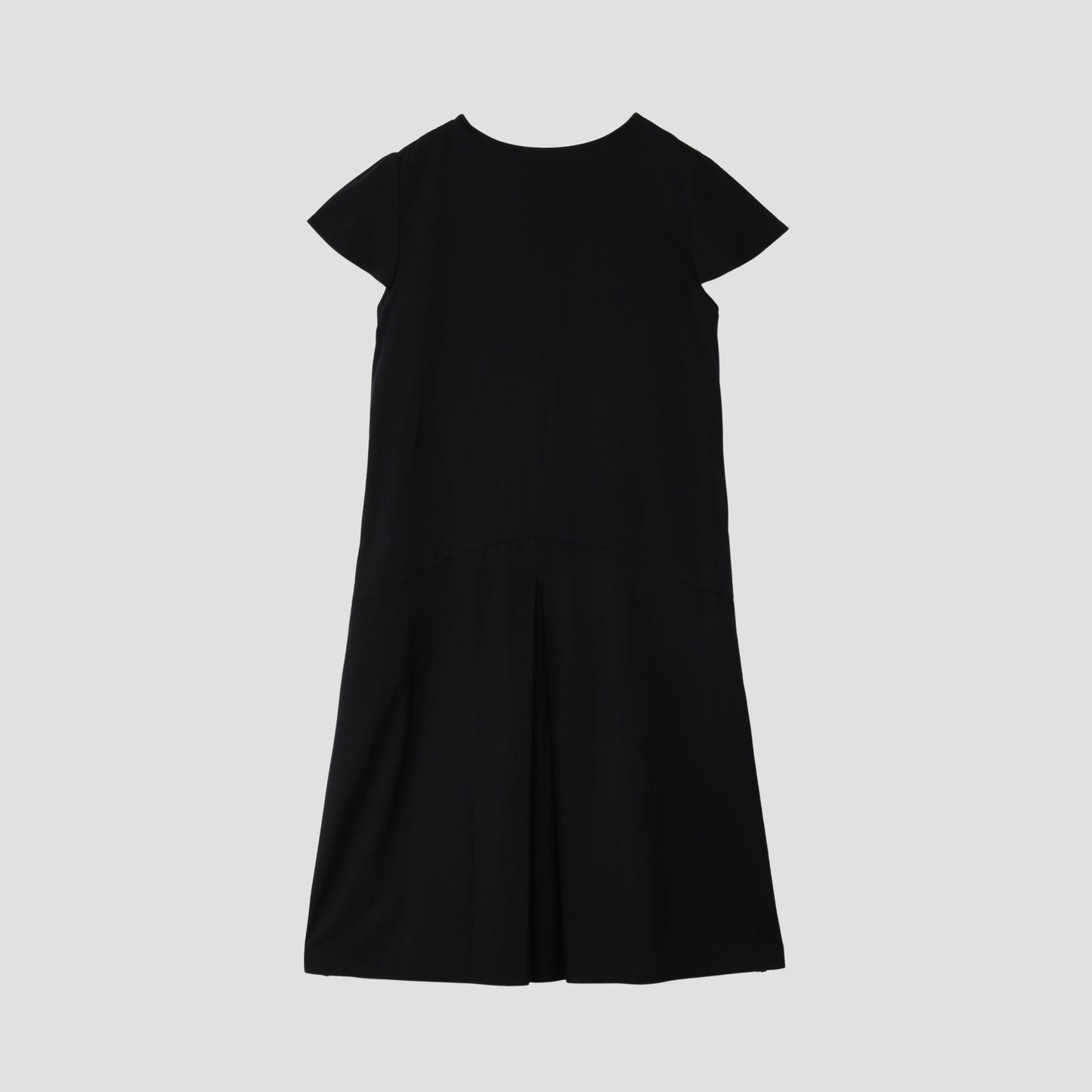 GLAZED COTTON CUPRA DRESS