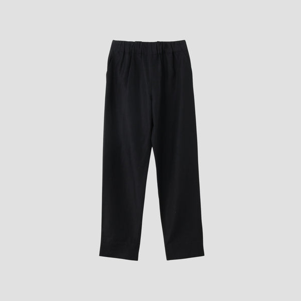 PLAINWEAVE WOOL LINEN TROUSERS