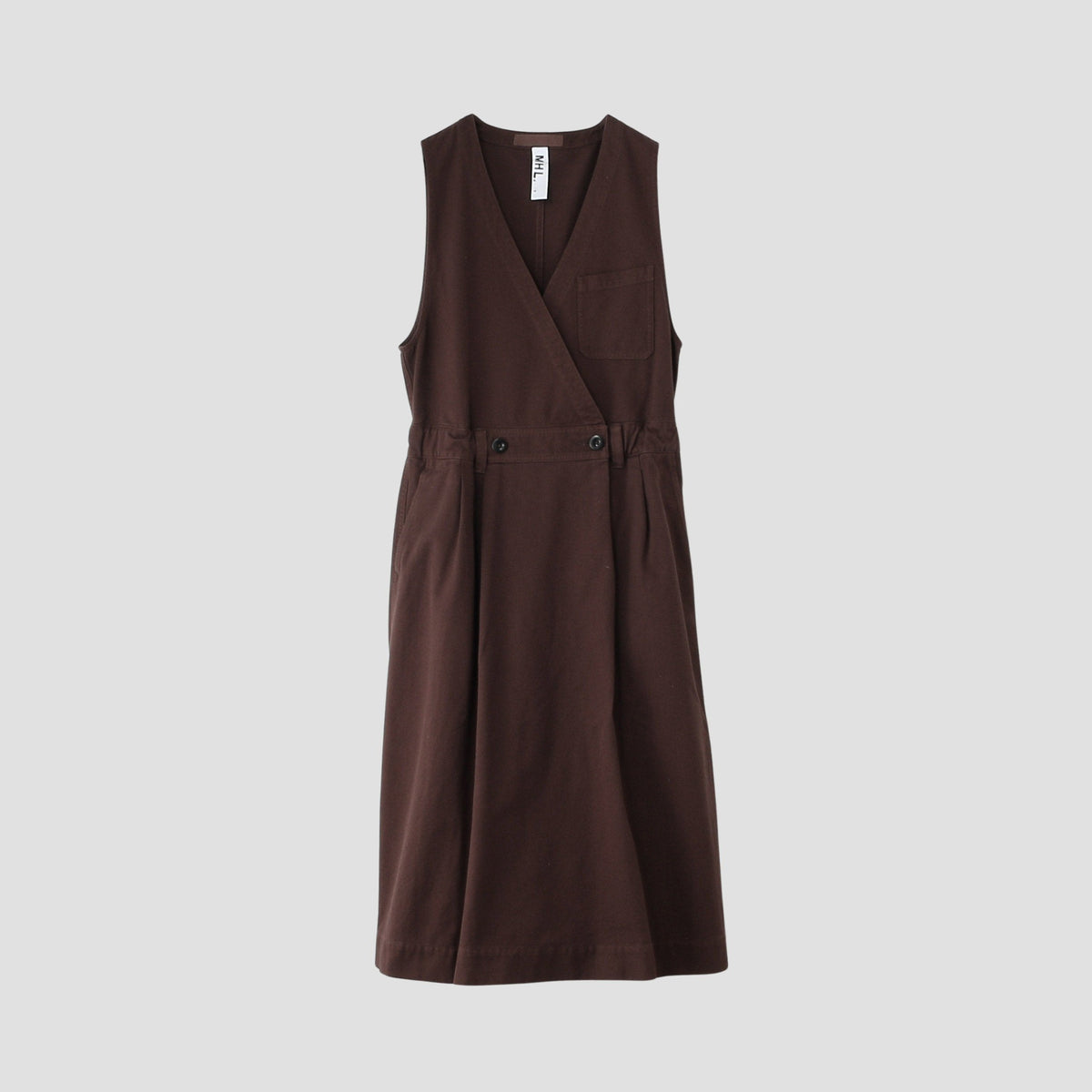 SOFT TWISTED YARN COTTON DRESS