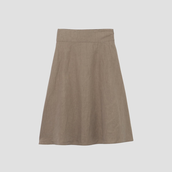 HIGH DENSE LINEN SKIRT