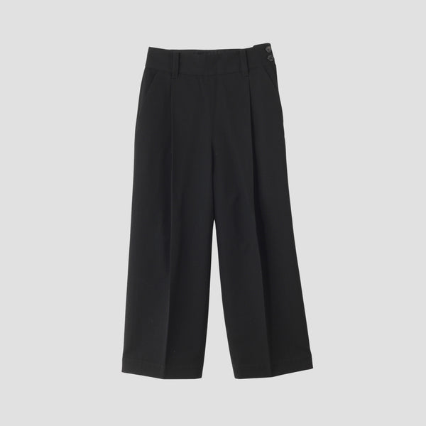 WOOL COTTON SERGE TROUSERS