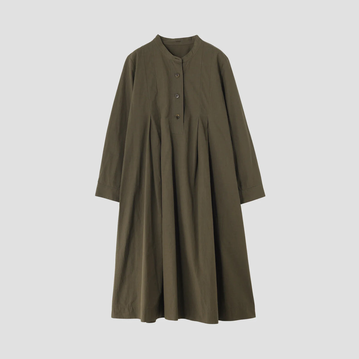 STIFF COTTON POPLIN DRESS