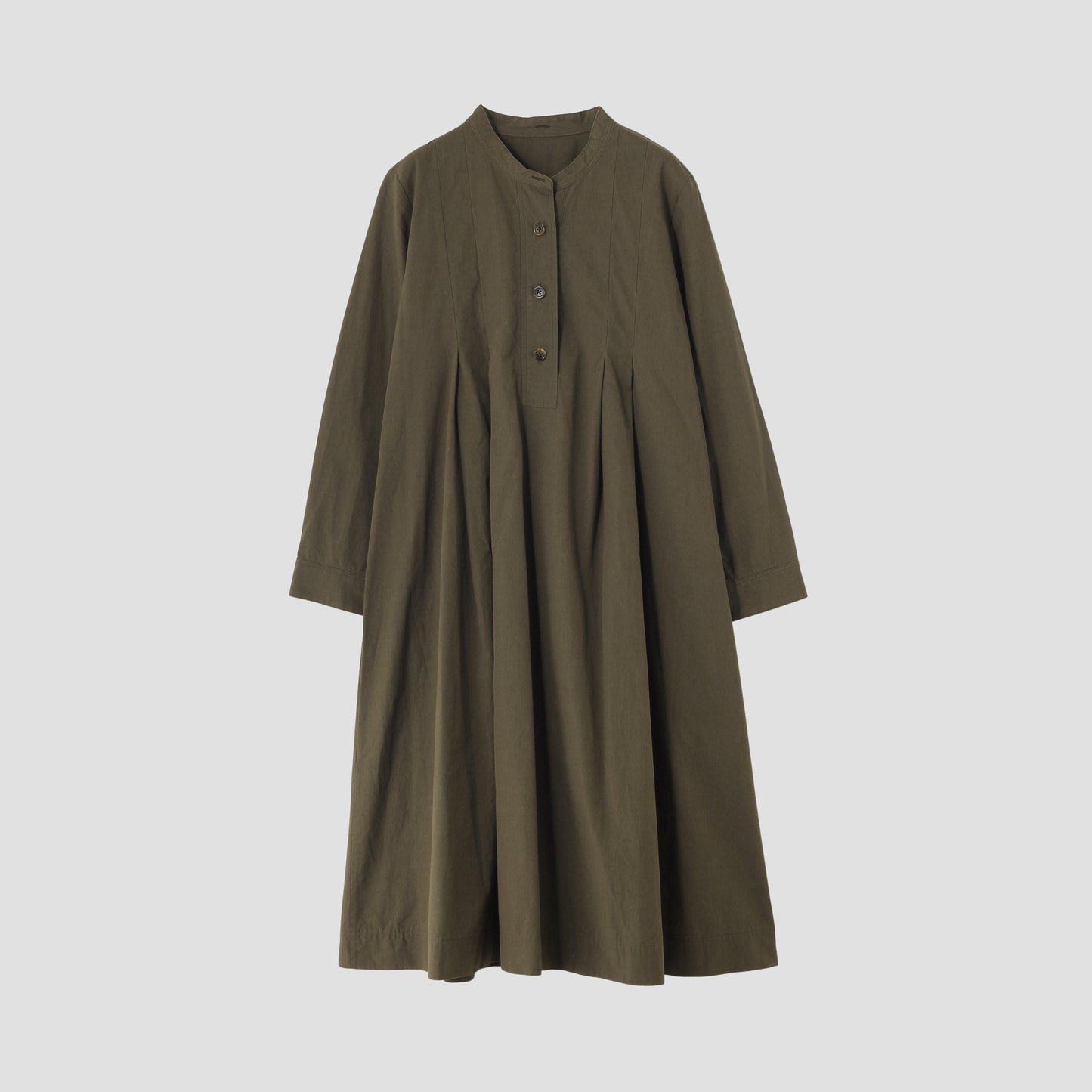 STIFF COTTON POPLIN DRESS