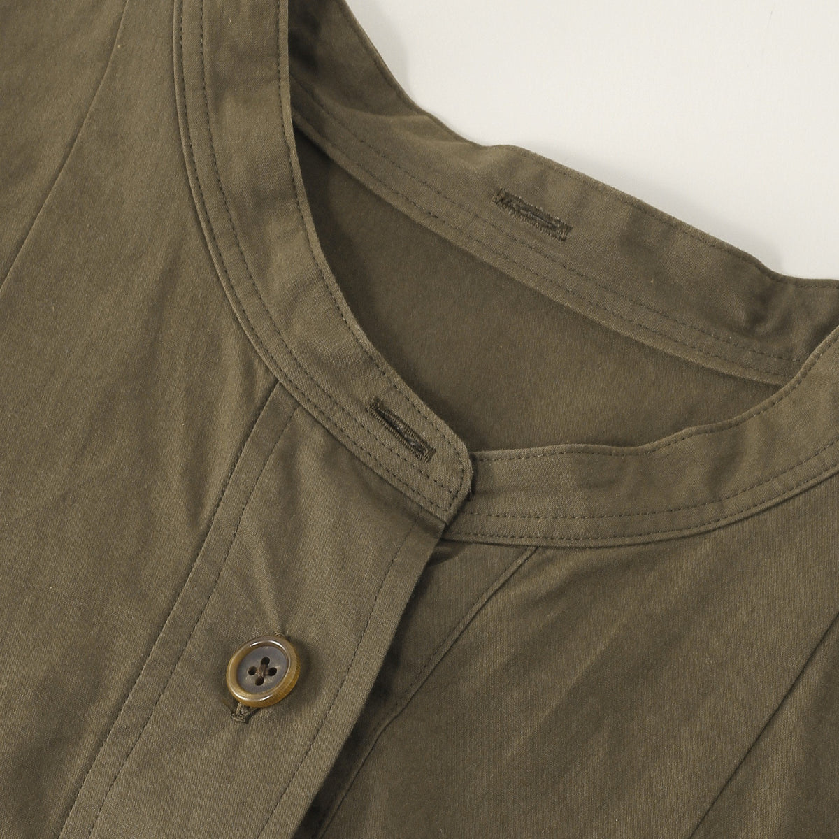 STIFF COTTON POPLIN DRESS