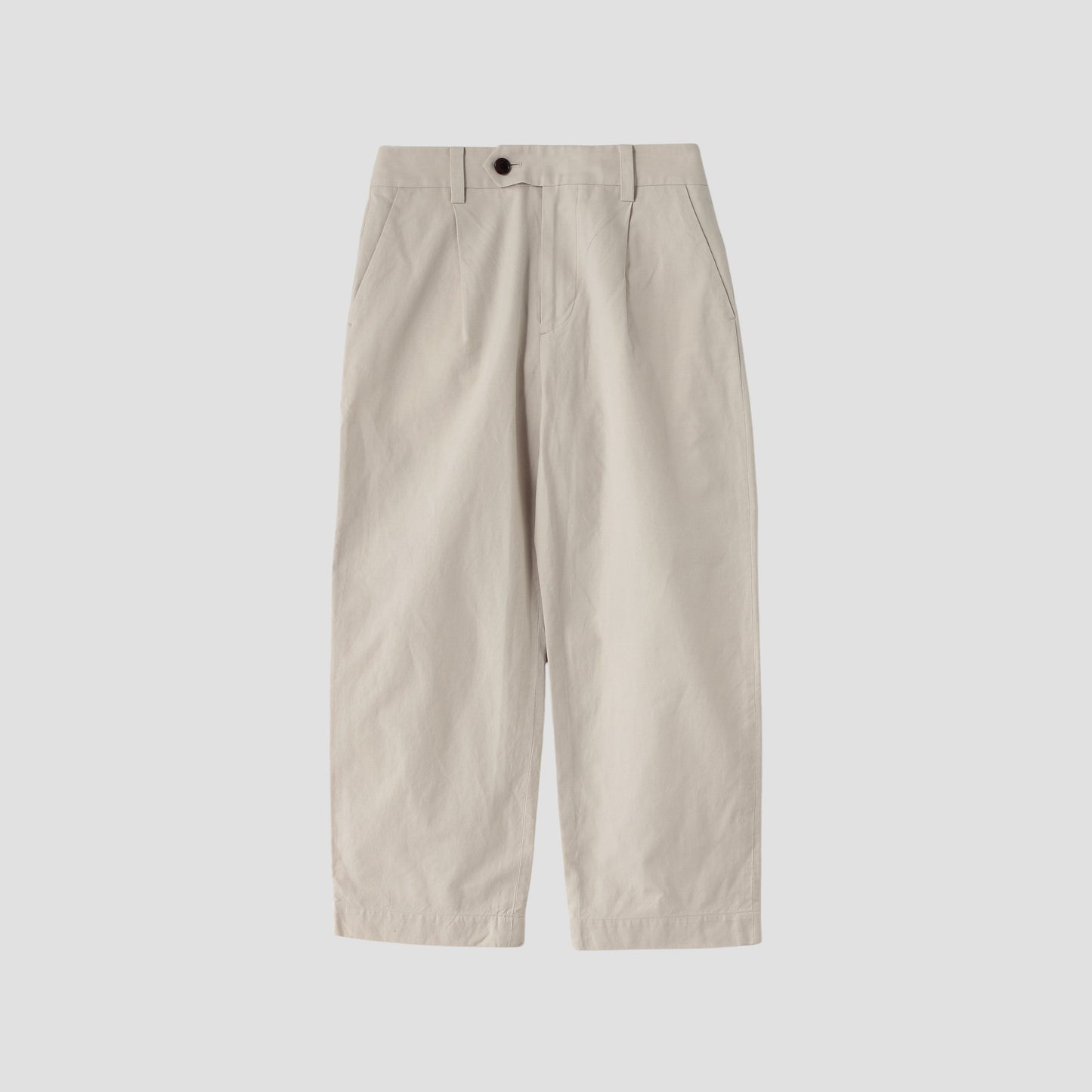 COTTON LINEN SILK TROUSERS