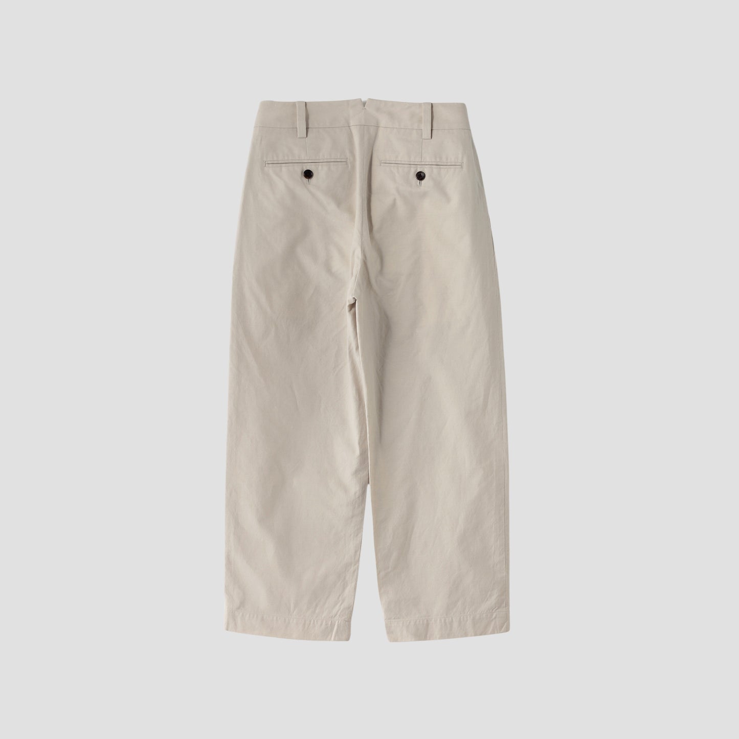 COTTON LINEN SILK TROUSERS