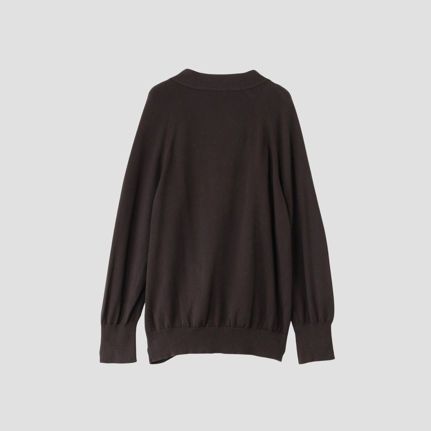 RELAXED V NECK CARDIGAN KNIT