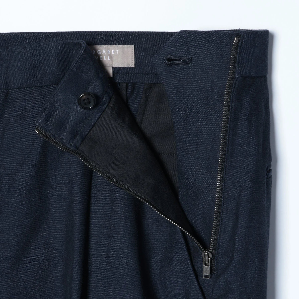 HIGH TWIST COTTON LINEN TROUSERS