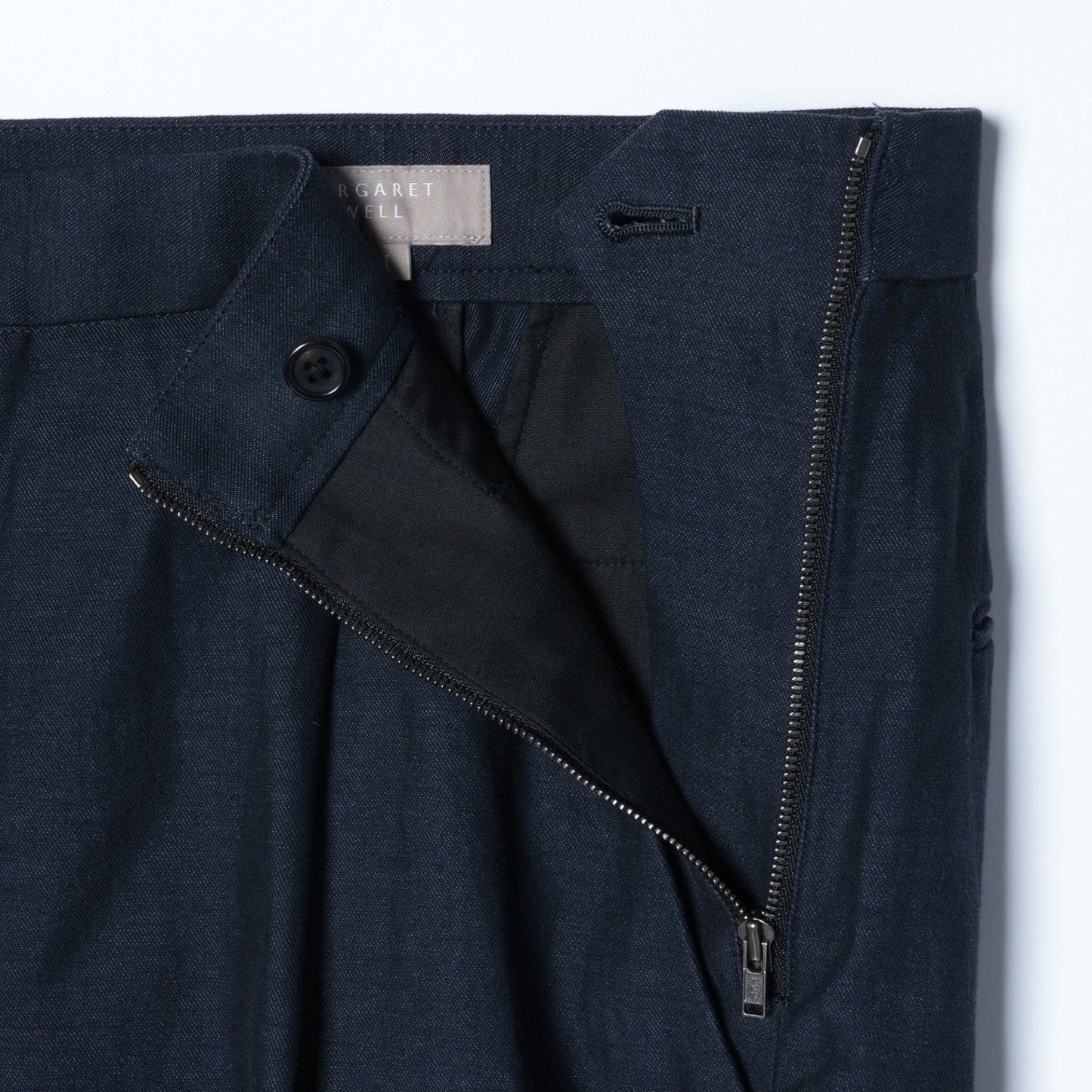 HIGH TWIST COTTON LINEN TROUSERS