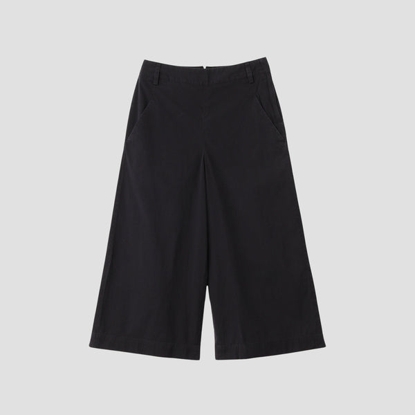 COTTON SILK POPLIN TROUSERS