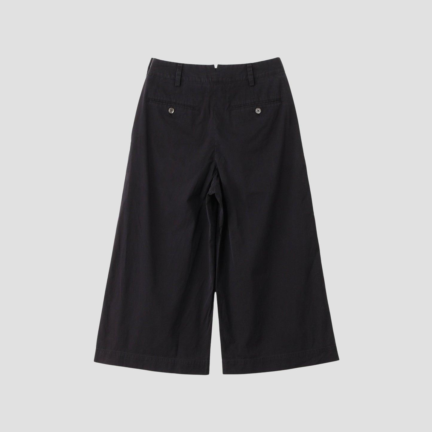 COTTON SILK POPLIN TROUSERS