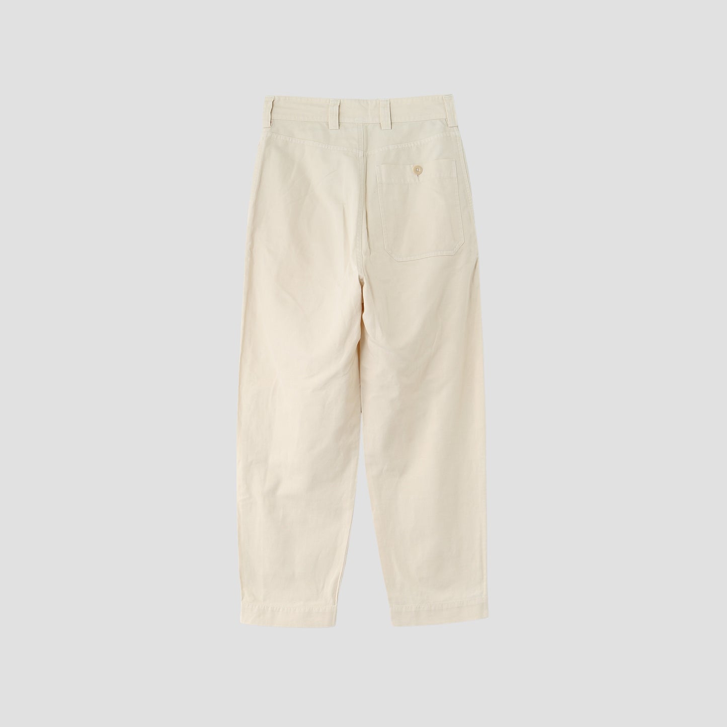 GARMENT DYE CANVAS TROUSERS
