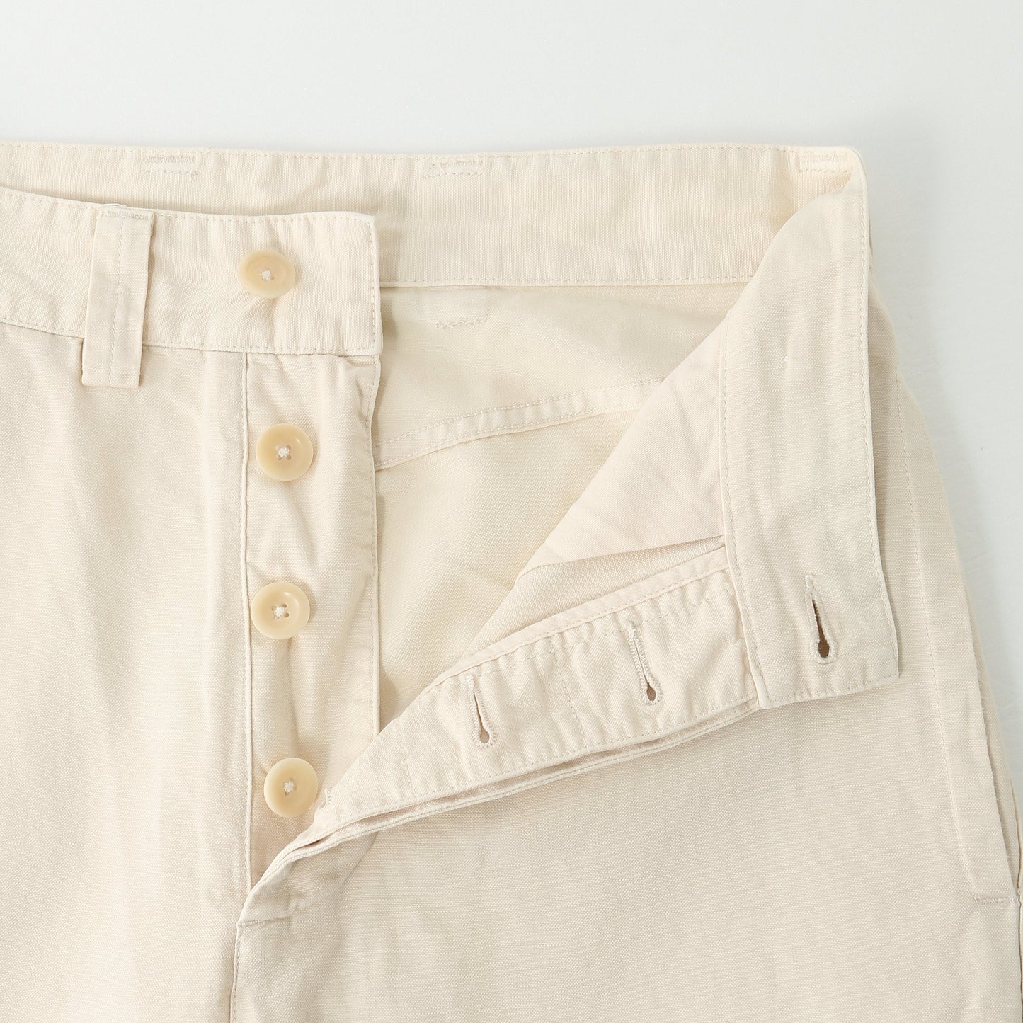 GARMENT DYE CANVAS TROUSERS