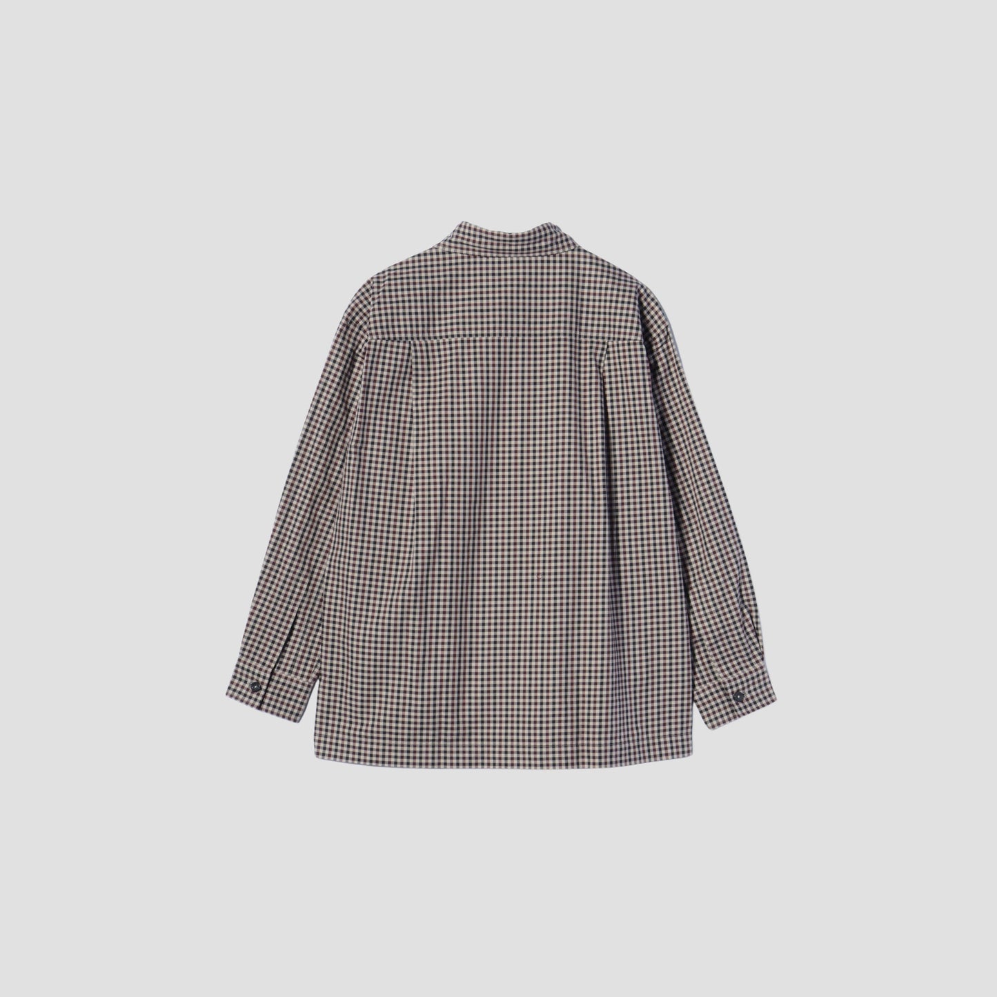 BLUSHED COTTON CHECK SHIRT