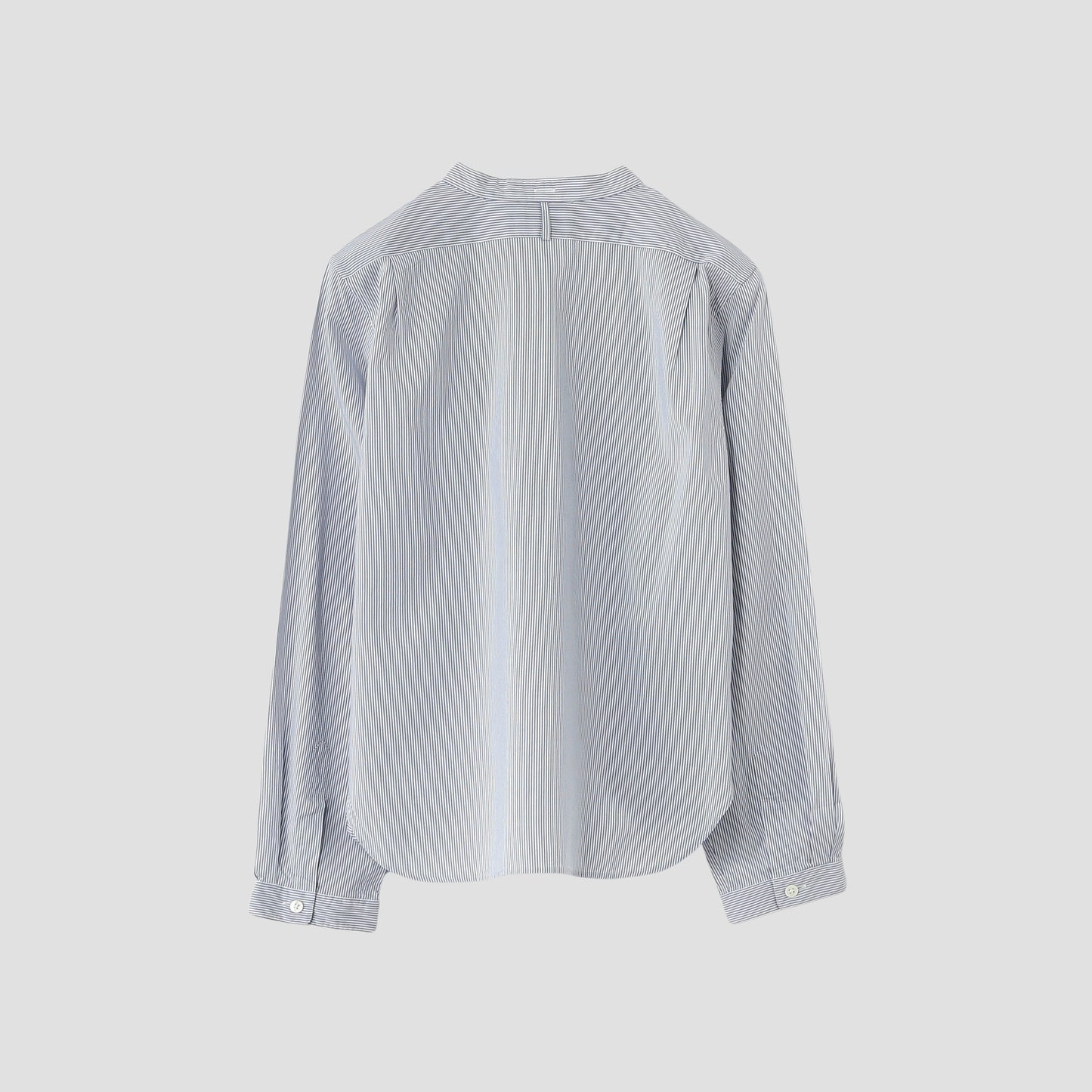 STRIPE SILK COTTON SHIRT