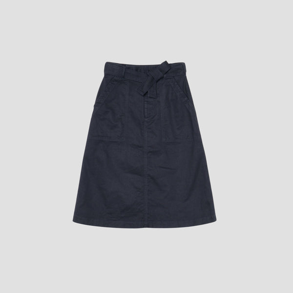 JAPANESE COTTON LINEN DRILL SKIRT