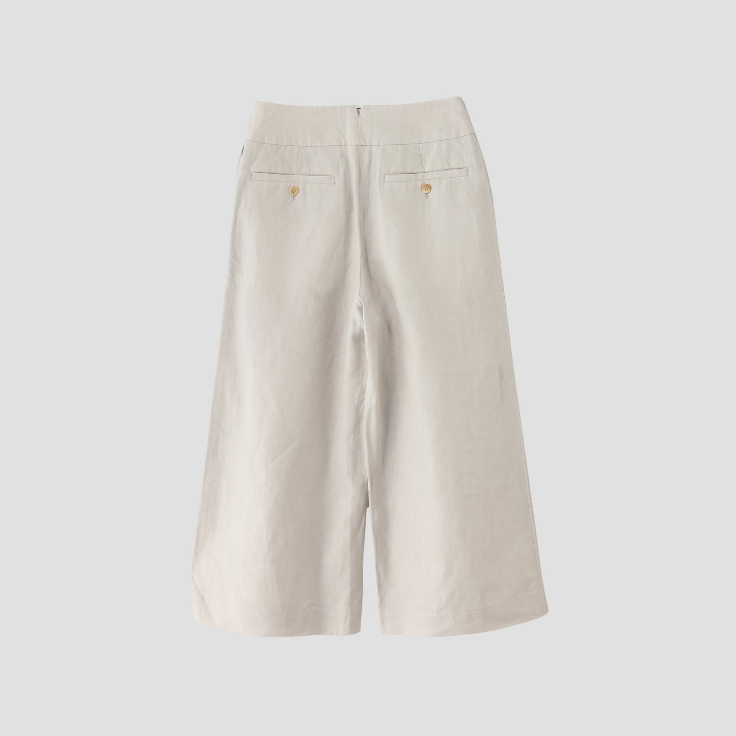 HIGH DENSE LINEN TROUSERS