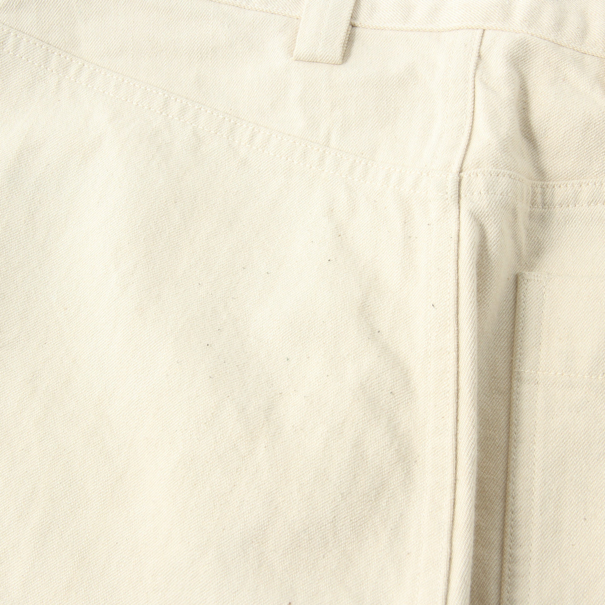 NATURAL DENIM TROUSERS