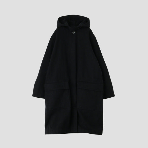 LIGHT WOOL MELTON COAT
