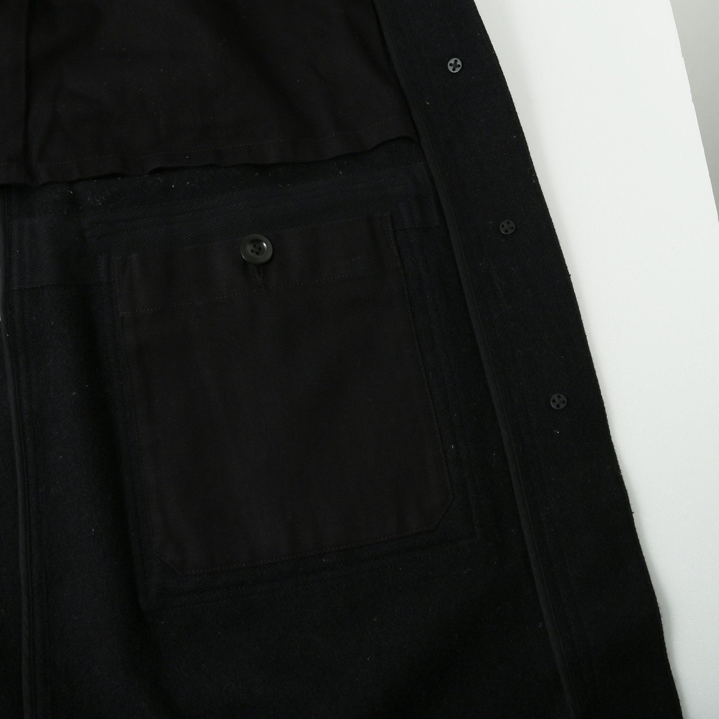 LIGHT WOOL MELTON COAT