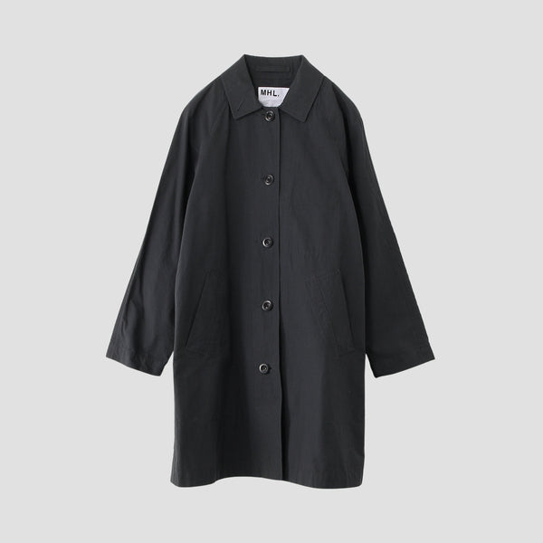 WASHED COTTON POPLIN COAT