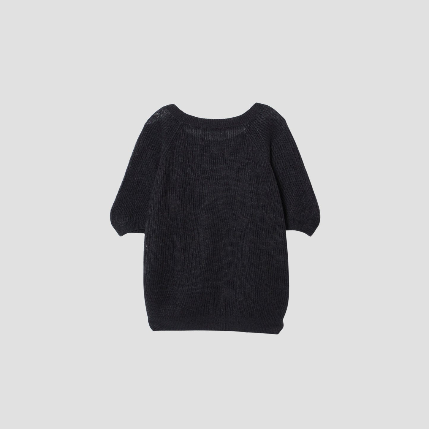 RIBBED LINEN KNIT