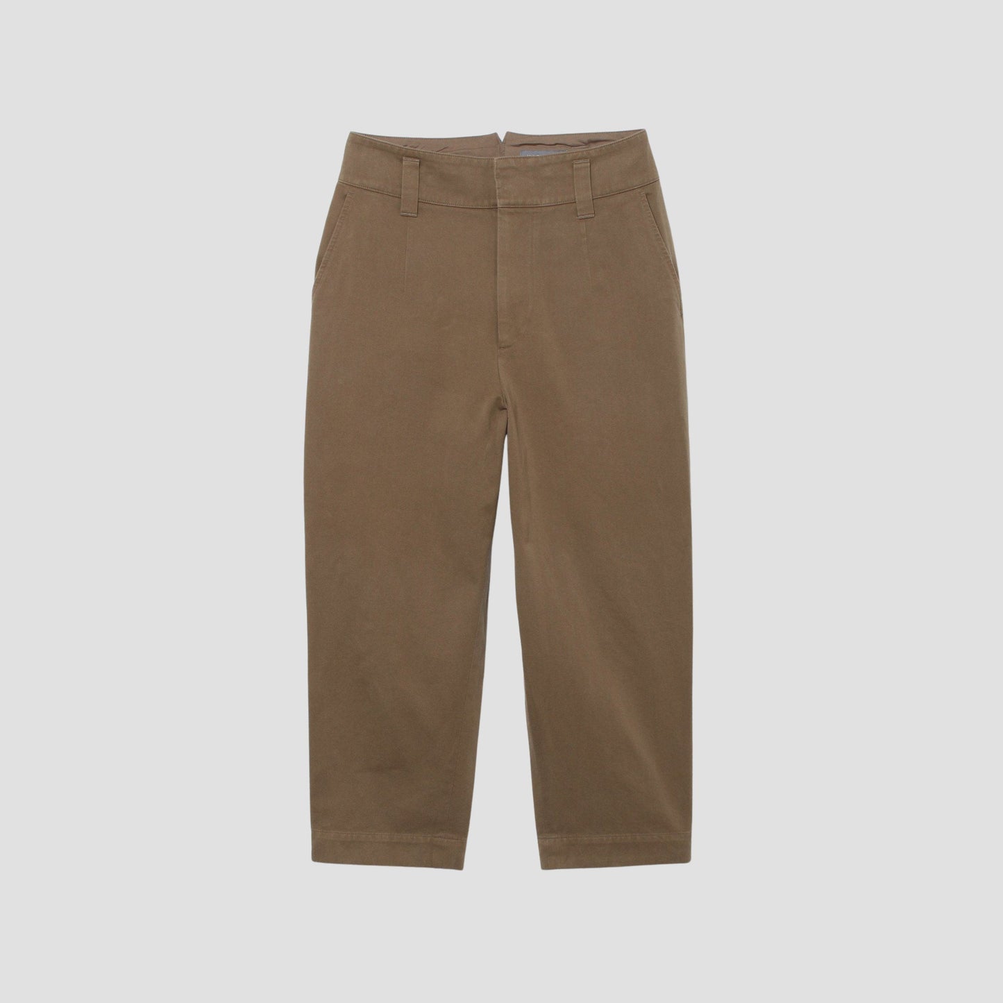 COTTON TWILL TROUSERS