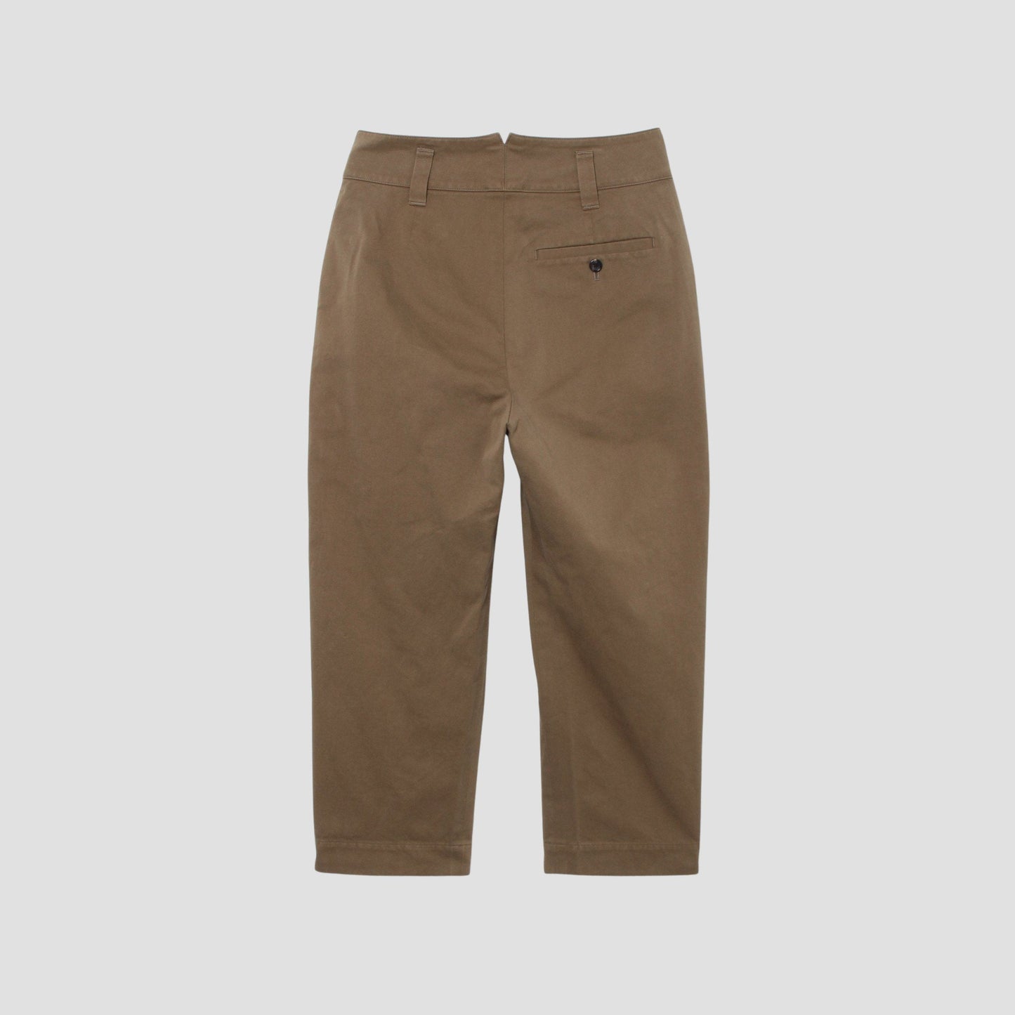 COTTON TWILL TROUSERS