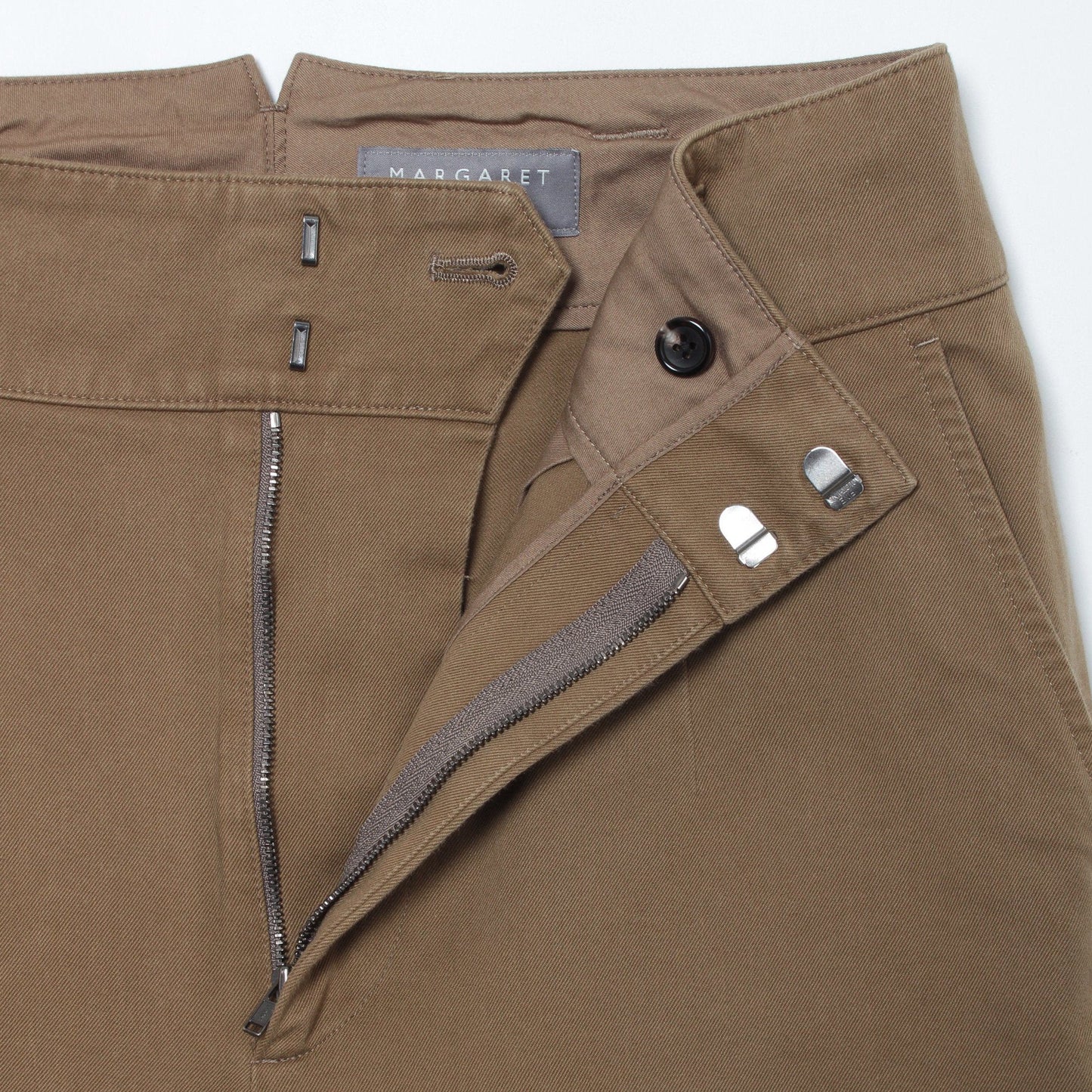 COTTON TWILL TROUSERS