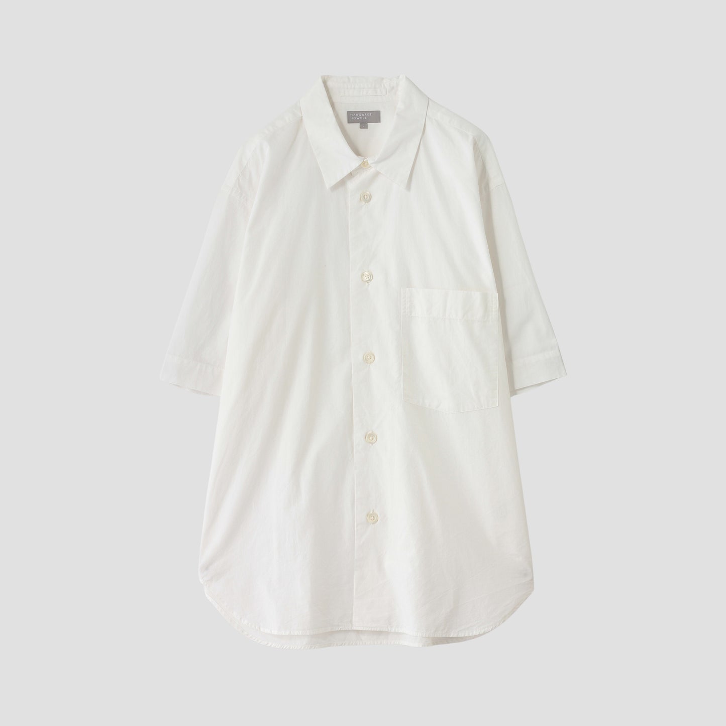FINE COMPACT COTTON POPLIN SHIRT