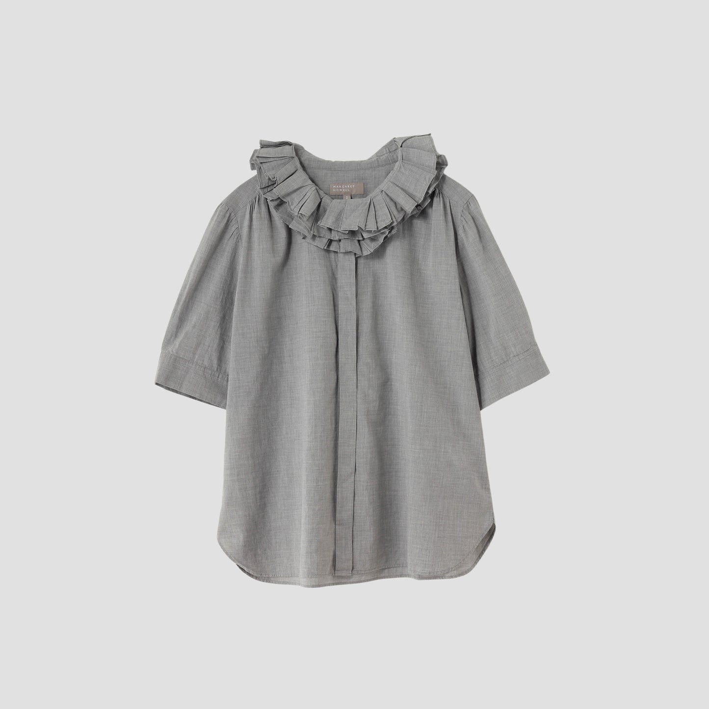 WASHED COTTON MELANGE SHIRT