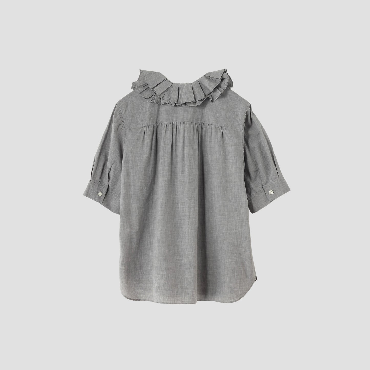 WASHED COTTON MELANGE SHIRT