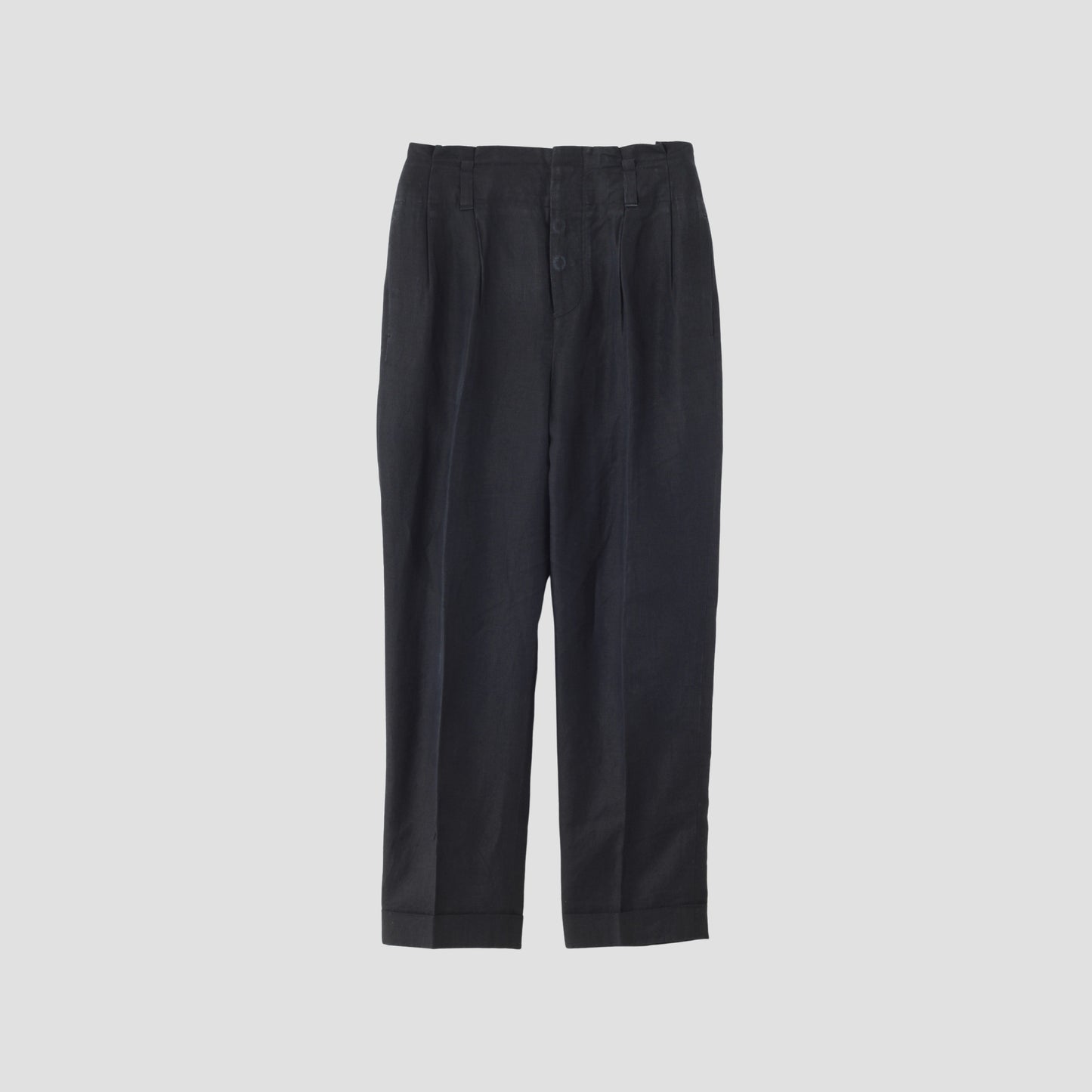 BLACK DENIM TROUSERS