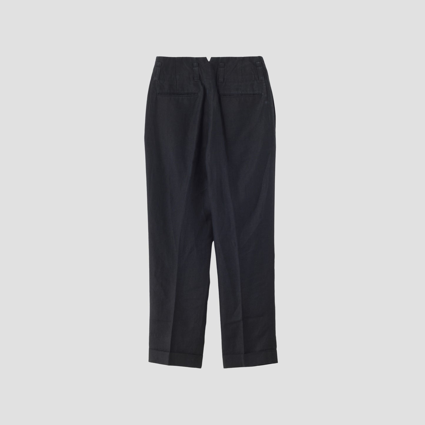 BLACK DENIM TROUSERS