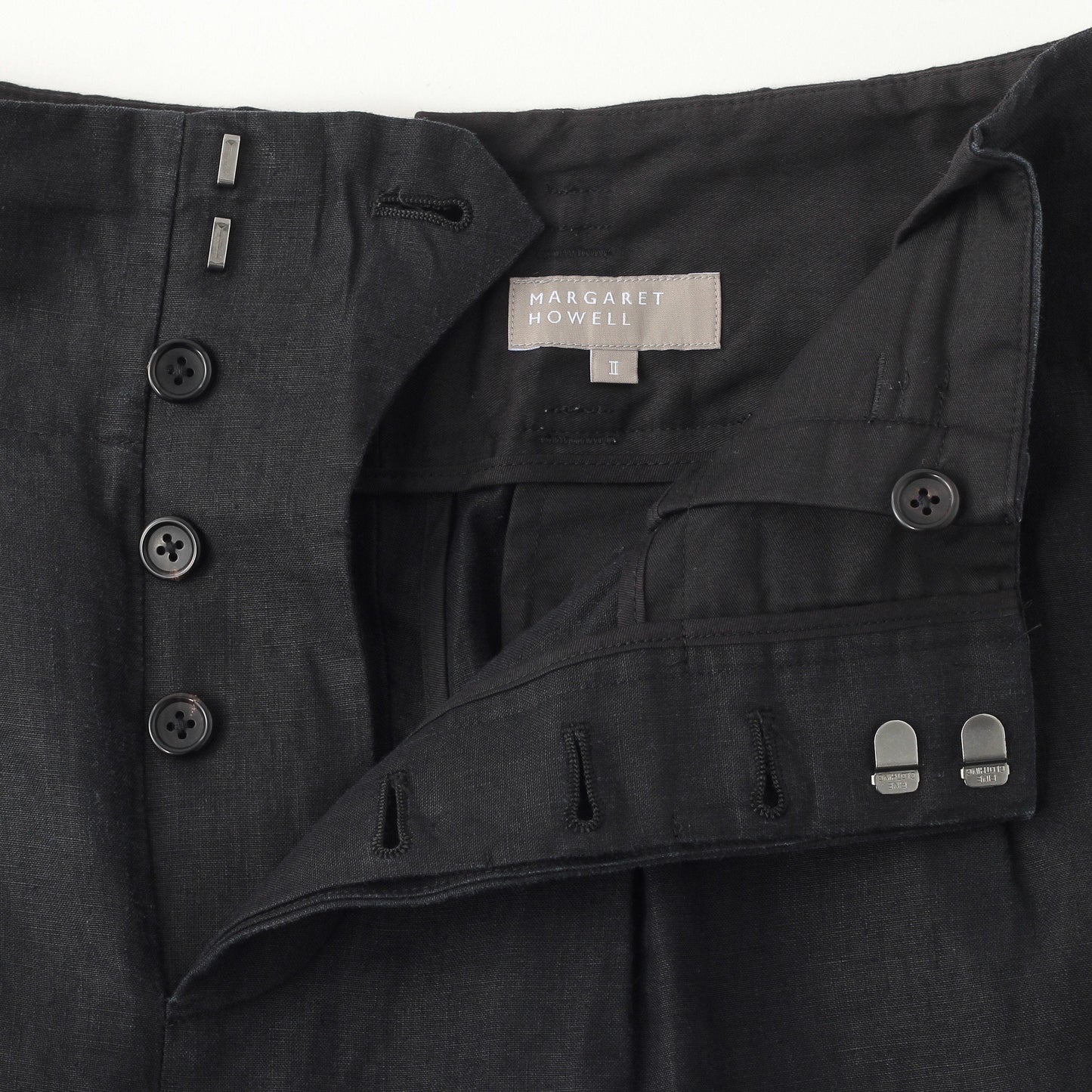 BLACK DENIM TROUSERS
