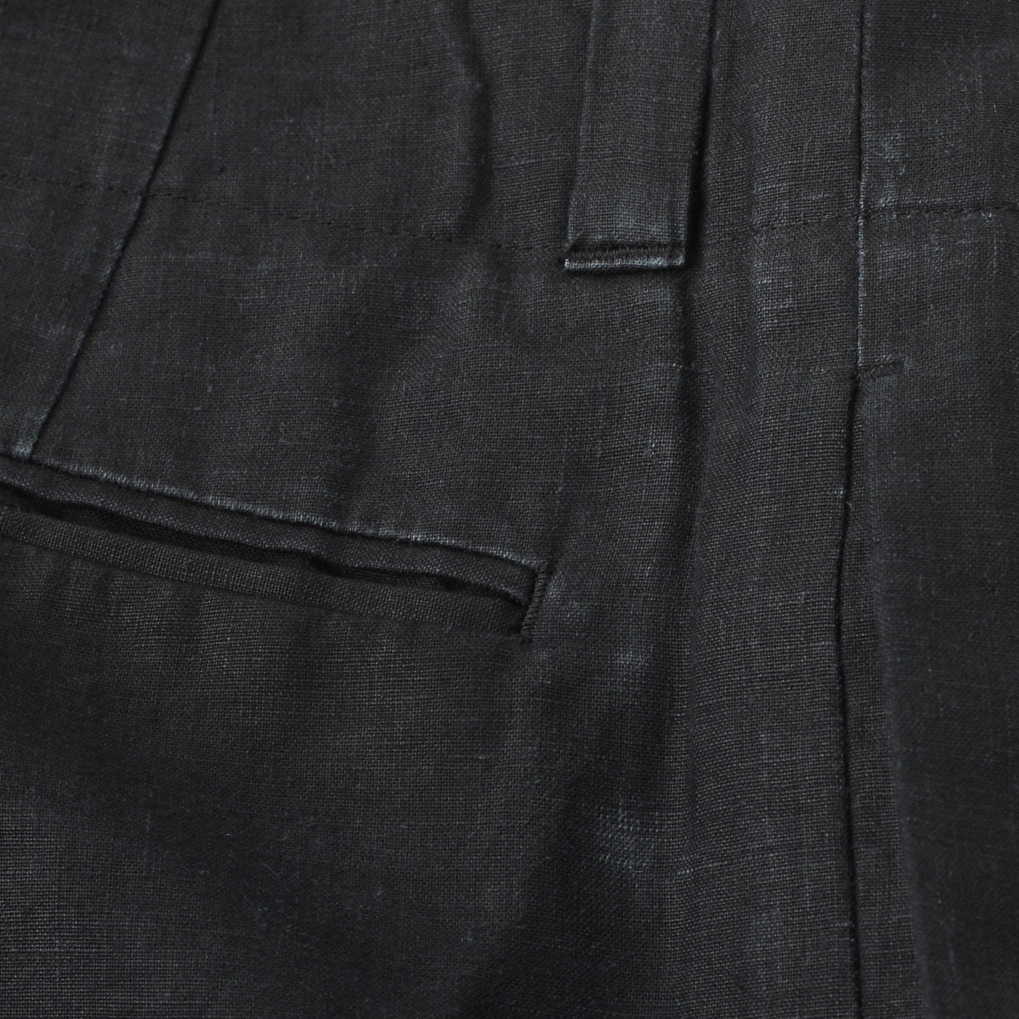BLACK DENIM TROUSERS