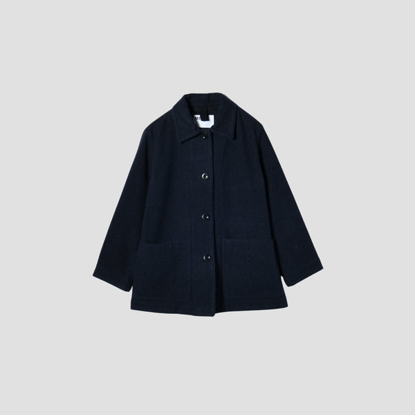 FELTED SHETLAND WOOL BLOUSON