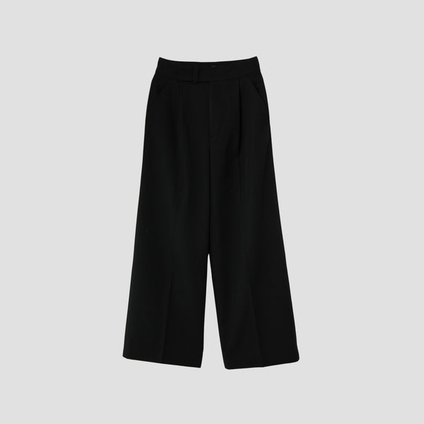 WOOL GABARDINE TROUSERS