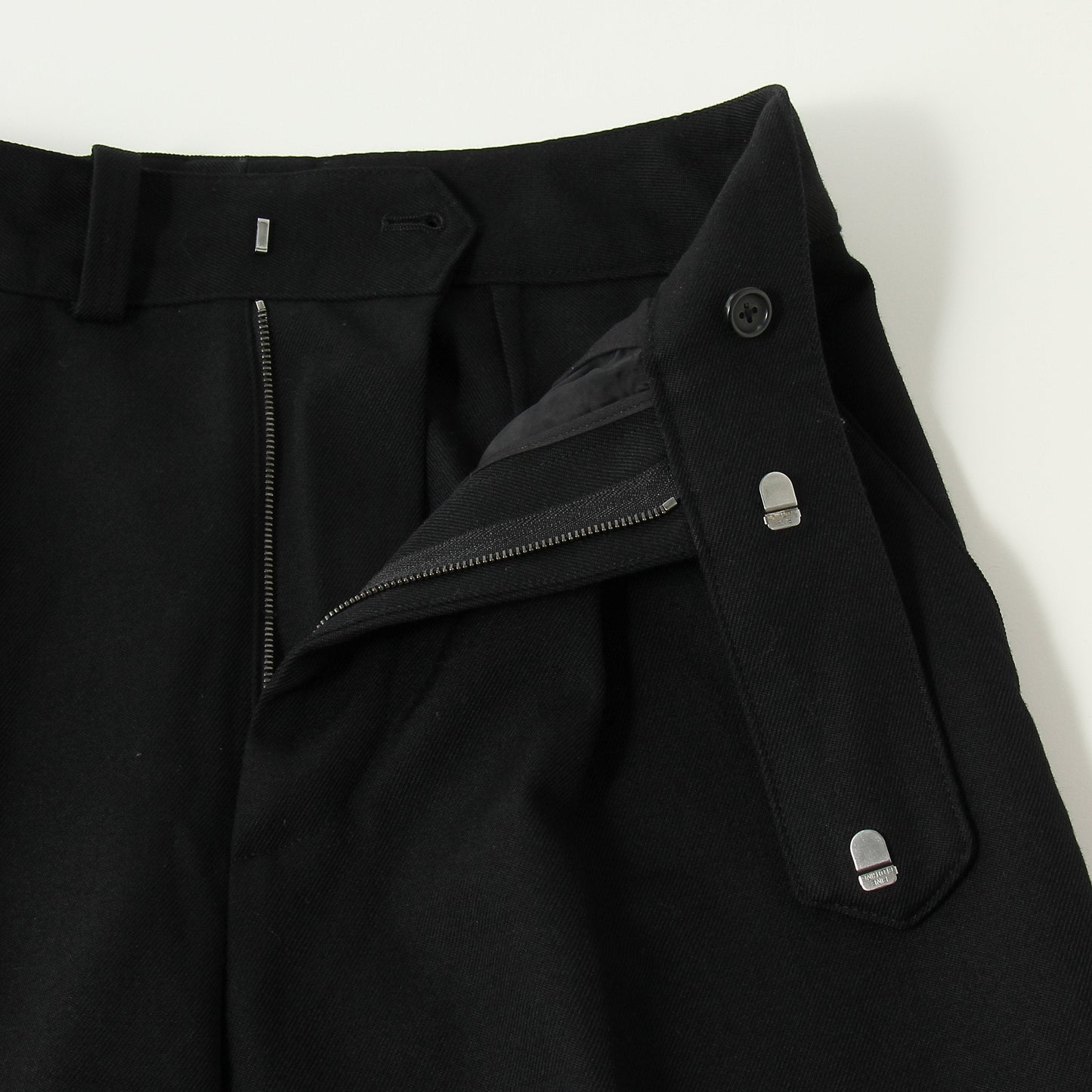 WOOL GABARDINE TROUSERS