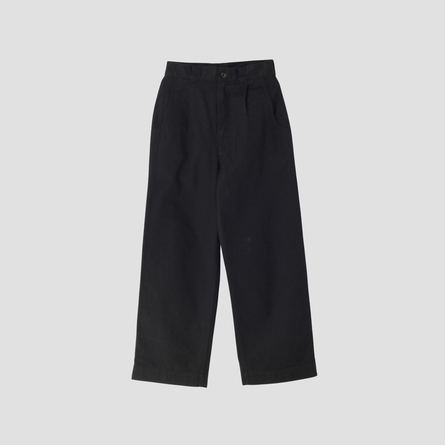 JAPANESE COTTON LINEN DRILL TROUSERS
