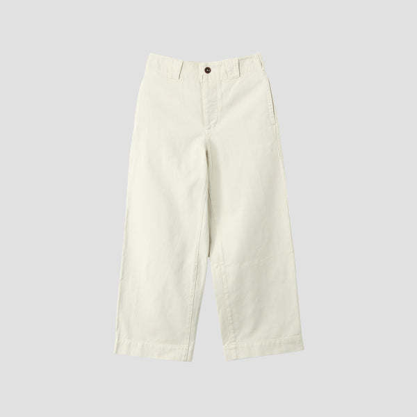 SOFT TWISTED YARN COTTON TROUSERS