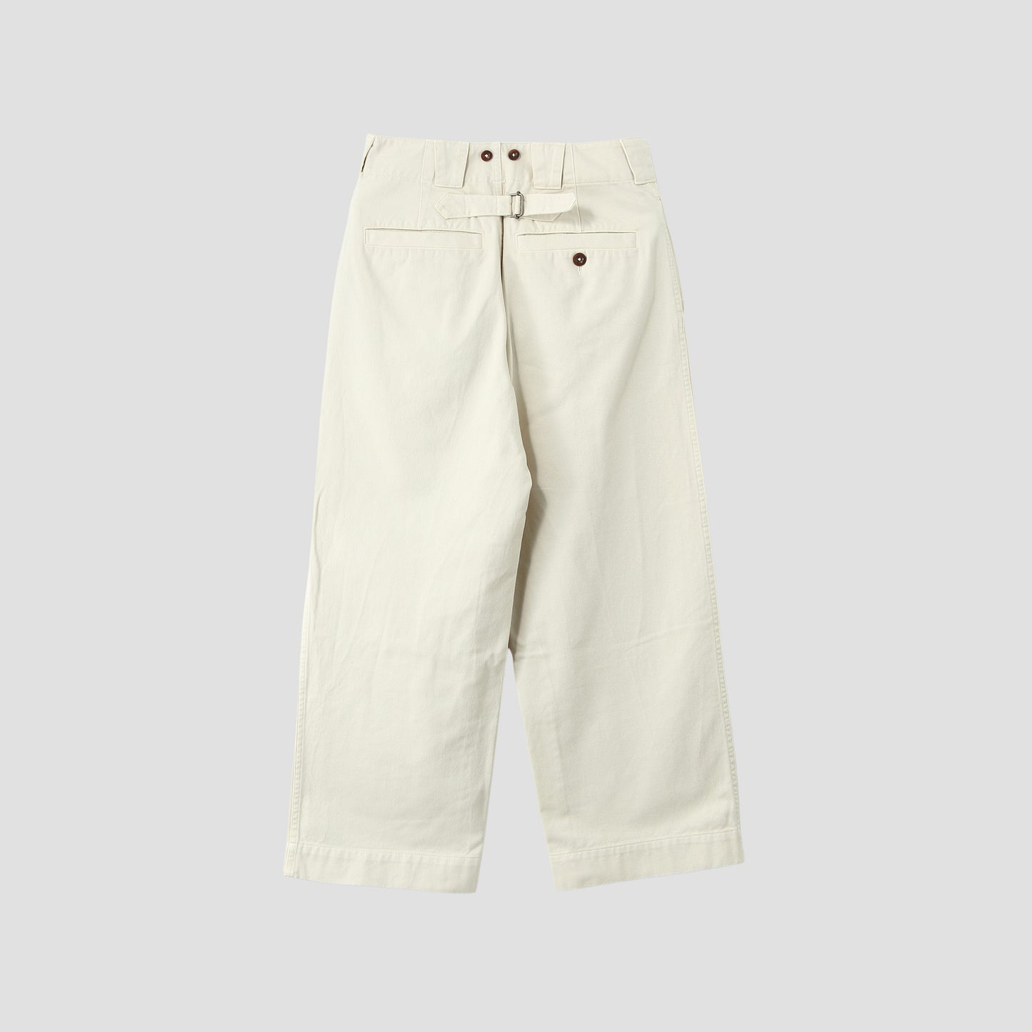 SOFT TWISTED YARN COTTON TROUSERS