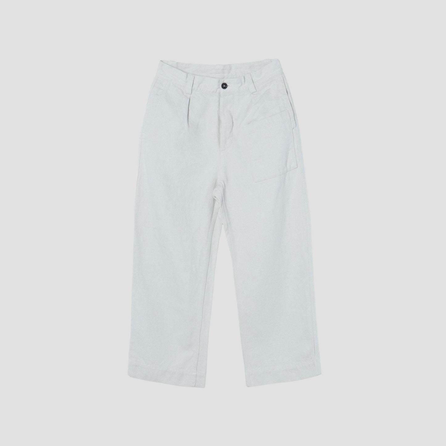 NATURAL COTTON LINEN DRILL(MHL SHOP限定) TROUSERS