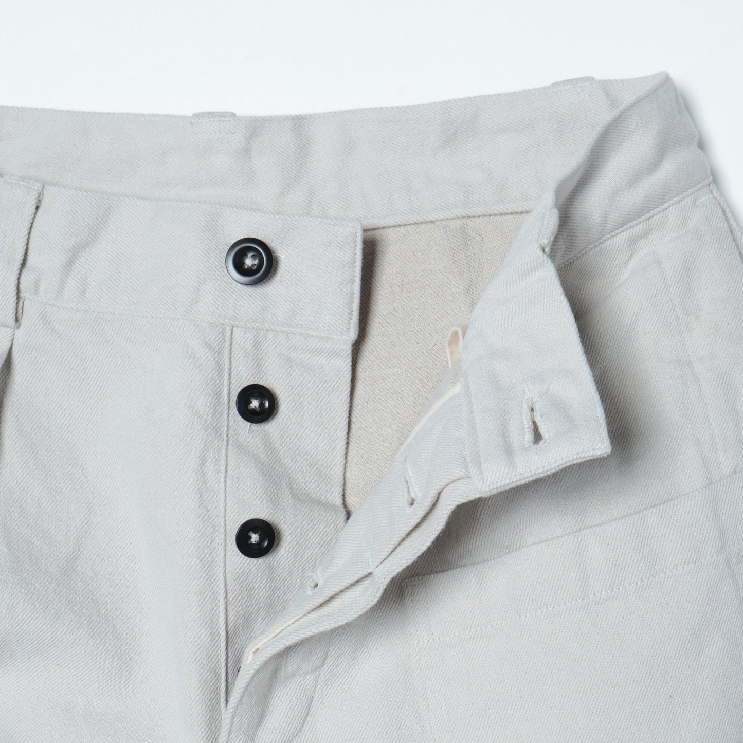 NATURAL COTTON LINEN DRILL(MHL SHOP限定) TROUSERS
