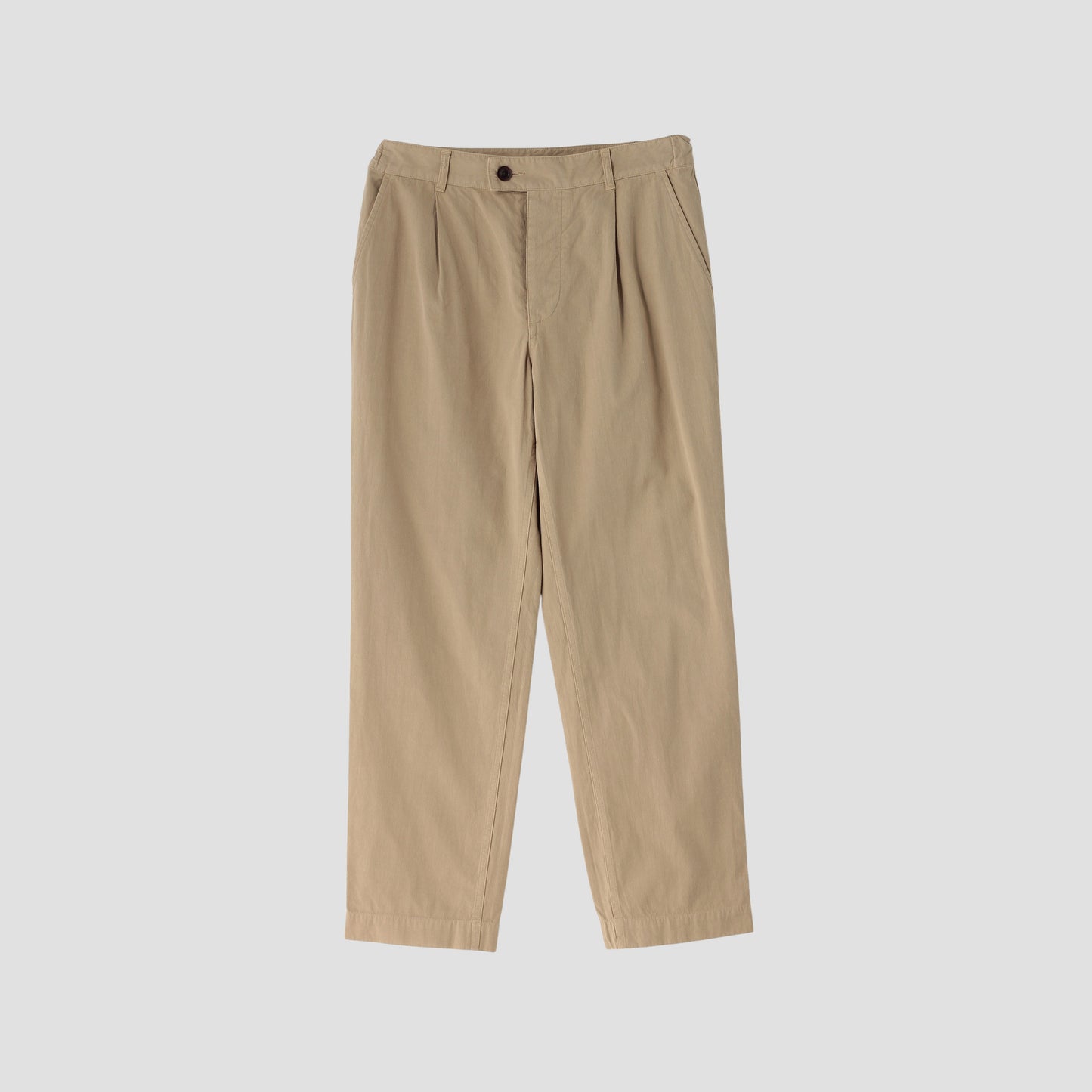 GARMENT DYE VINTAGE POPLIN TROUSERS