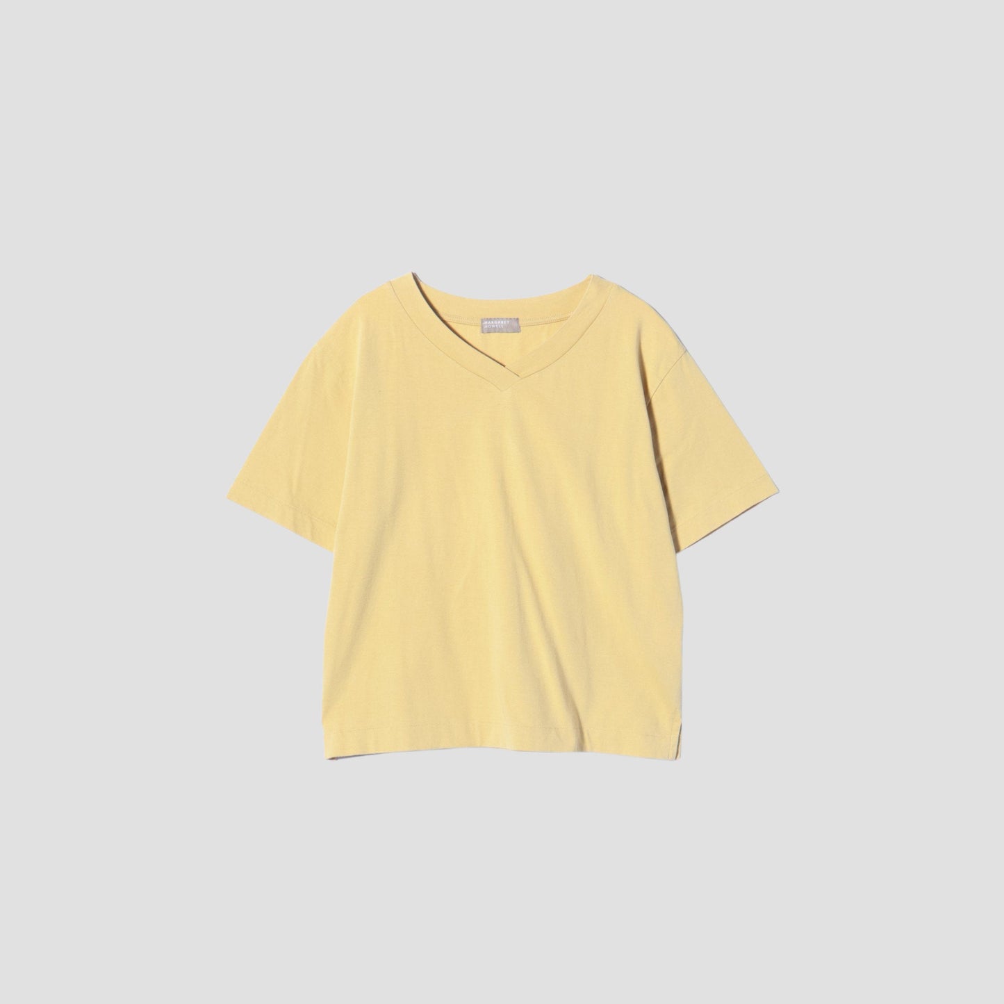 COTTON V NECK T SHIRT JERSEY