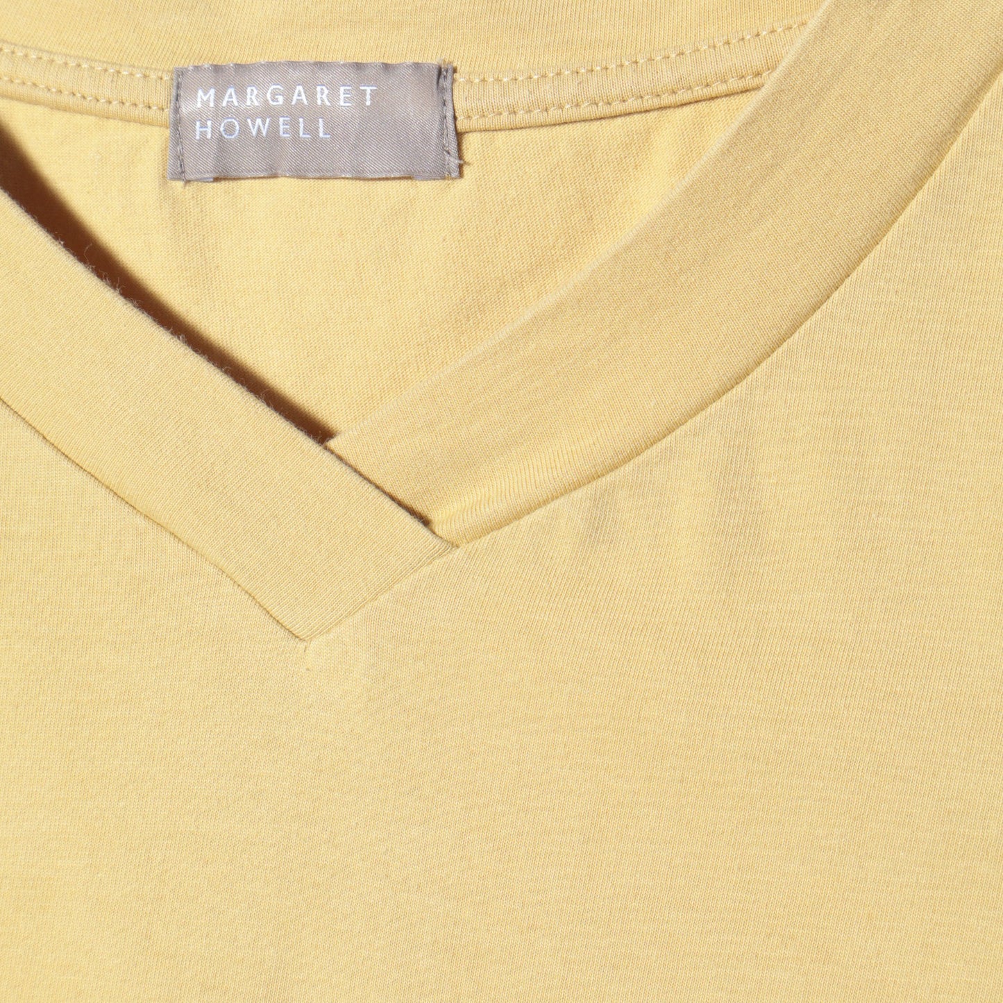 COTTON V NECK T SHIRT JERSEY
