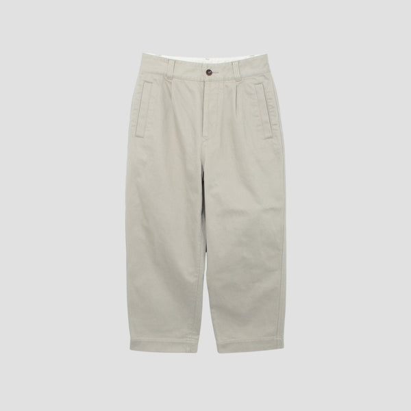 BRUSHED BACK COTTON TWILL TROUSERS