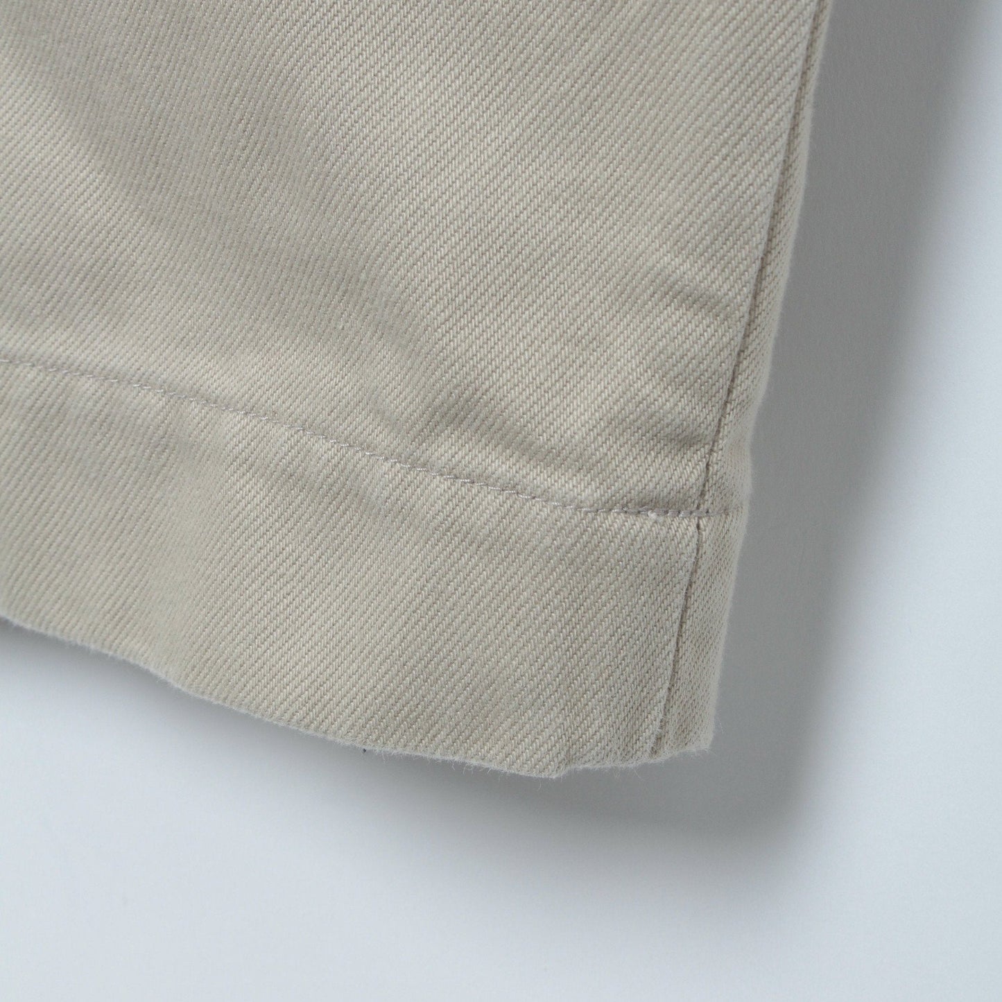 BRUSHED BACK COTTON TWILL TROUSERS